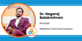 Rathinam Technical Campus, Principal: Dr. Nagaraj Balakrishnan Interview